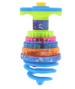 Picture of Musical Light Up Spinning Dreidel